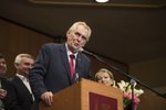 Volební štáb Miloše Zeman v pražském Top Hotelu