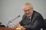 Prezident Miloš Zeman na návštěvě Vysočiny