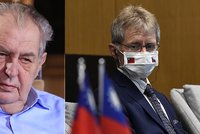 Vystrčil se Zemanovi neomluví, prezidentovi vytkl lži. Přímluva Vondráčka ke smíření nevedla