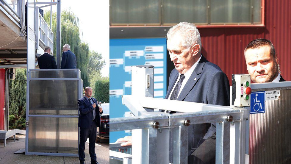 Prezident Miloš Zeman na akci Sportovní hvězdy dětem v Tenisovém klubu Sparta Praha