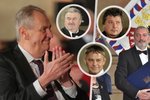 Podivné a kontroverzní Zemanovy metály: Končící prezident vyznamenával své kamarády a podporovatele