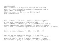 Lékařská zpráva o zdravotním stavu prezidenta Miloše Zemana - strana 3