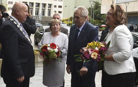 O svém zdraví hovořil včera během třídenní návštěvy Ústeckého kraje prezident Miloš Zeman (73).