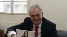 Tahle fotka je nejhezčí, řekl Zeman