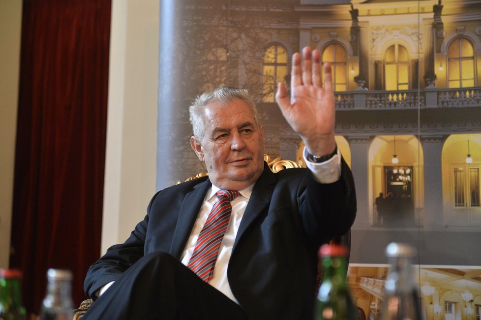 Prezident Miloš Zeman vystoupil 25. května v Praze na jubilejním Žofínském fóru.