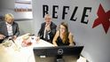 Miloš Zeman v redakci Reflexu odpovídal na otázky čtenářů. Miloš Zeman v redakci Reflexu odpovídal na otázky čtenářů.