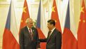 MIloš Zeman na státní návštěvě v Číně