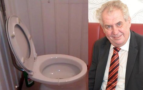 Miloš Zeman podědil toaletu po Masarykovi