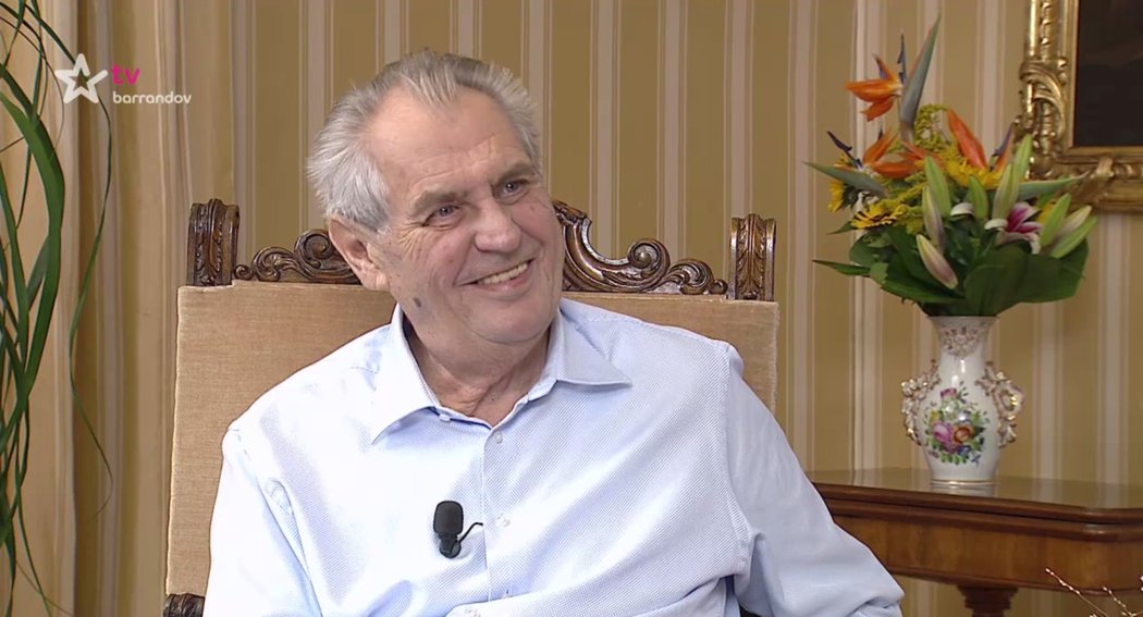 Prezident Miloš Zeman si zavtipkoval na účet Plekance s Vondráčkovou