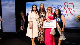 Kateřina Zemanová na akci Anděl mezi zdravotníky.