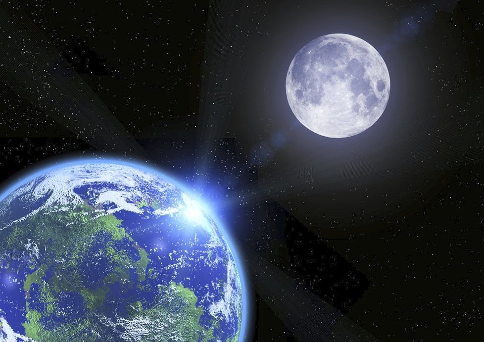 Atmosféra Země je větší, než se doposud vědci domnívali. Její tenké pramínky sahají do hlubokého vesmíru až za oběžnou dráhu Měsíce. (Ilustrační foto)