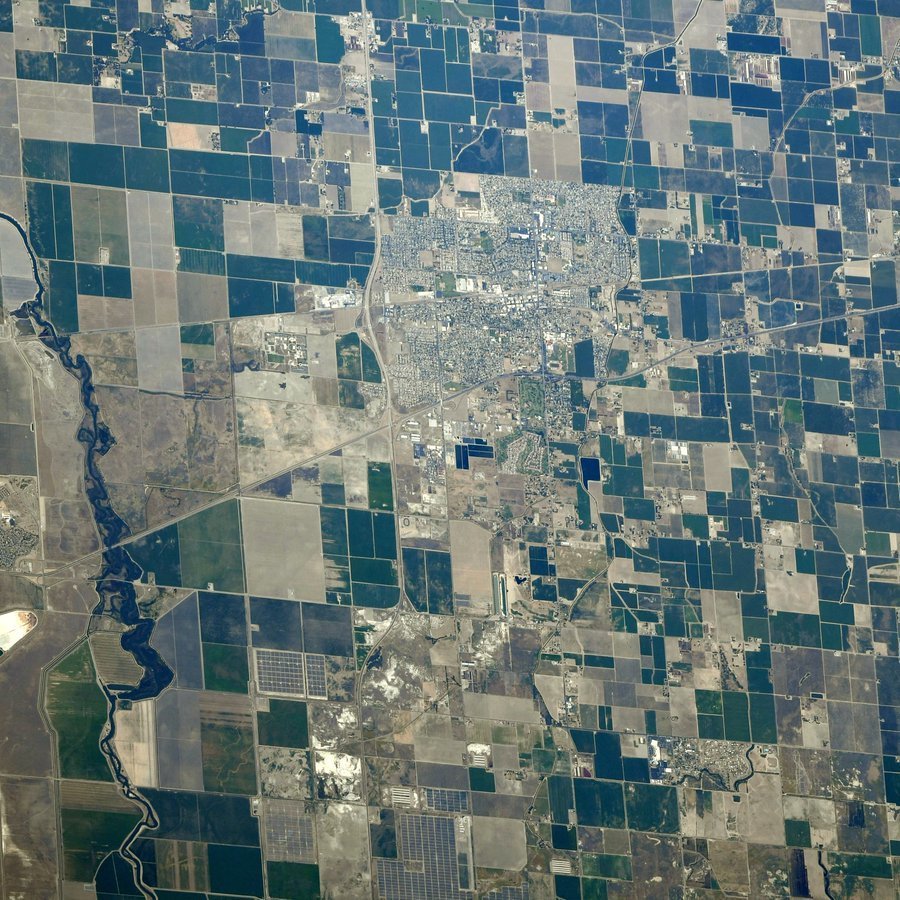 Pohled na planetu Zemi z Mezinárodní vesmírné stanice (ISS)