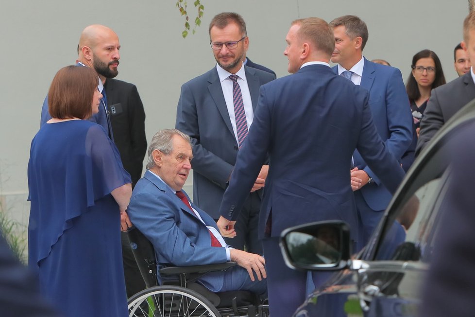 Prezident Miloš Zeman s manželkou Ivanou na Zemi živitelce