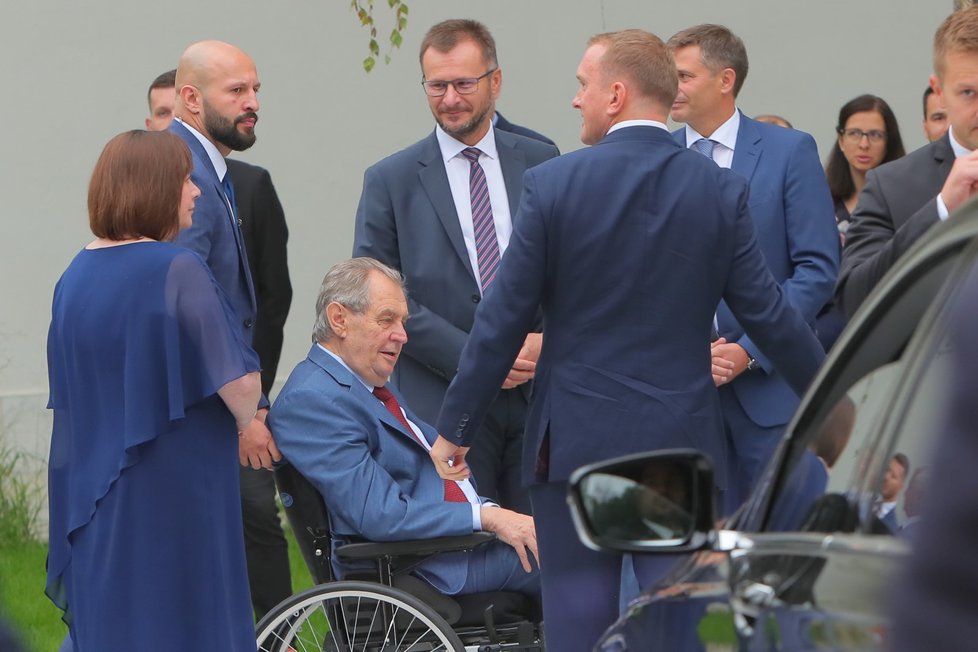 Prezident Miloš Zeman s manželkou Ivanou na Zemi živitelce