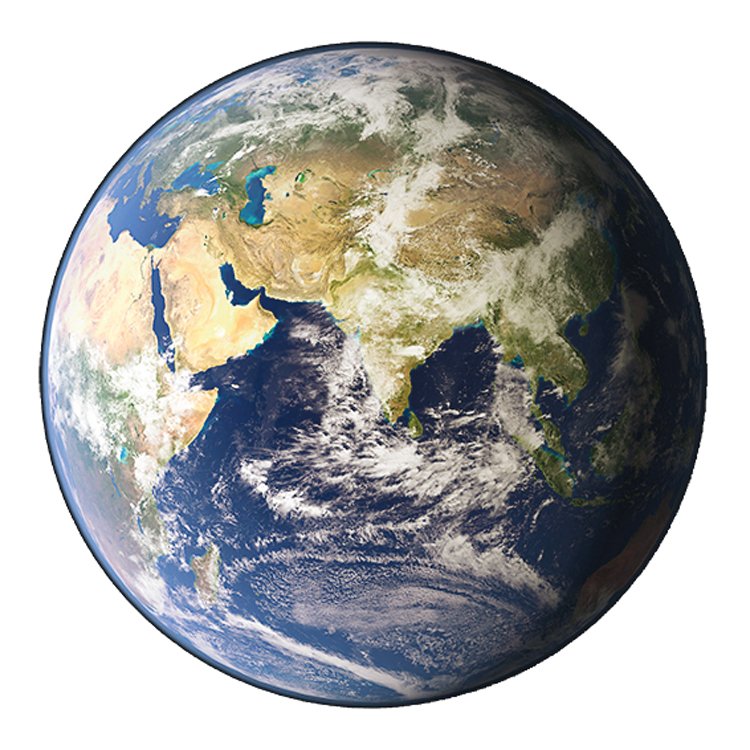 Poloměr Země je 6 371 km