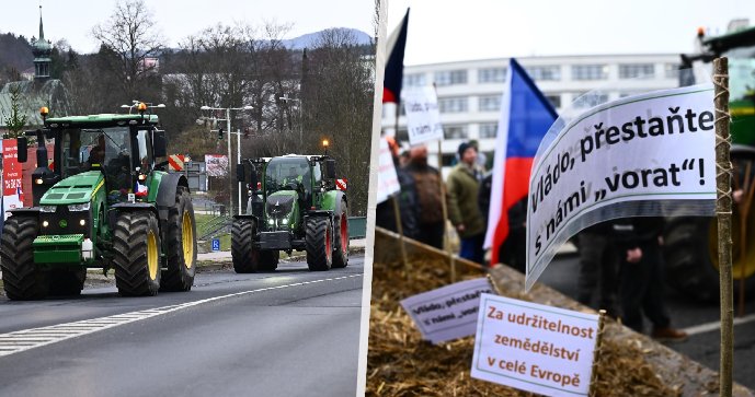 Velký protest zemědělců: Na Prahu se valí traktory! Hrozí dopravní kolaps?