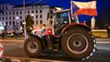 Protesty zemědělců a blokáda pražské magistrály (19. 2. 2024)