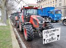 Protesty zemědělců v Praze (19.2.2024)