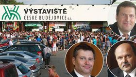 Obětí vládních čistek na úřadech a státních firmách se tentokrát stal ředitel Výstaviště České Budějovice Leoš Kutner (vpravo nahoře). Ministerstvo zemědělství v čele s Jiřím Milkem (vpravo uprostřed) jej nahradilo Mojmírem Severinem (uprostřed), který dříve působil například v Moneta Money Bank (20.6.2018).