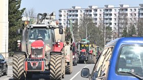 Protest zemědělců na Vysočině. (20.3.2024)