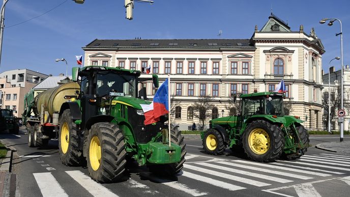 Protest farmářů ve Zlínském kraji. (20.3.2024)