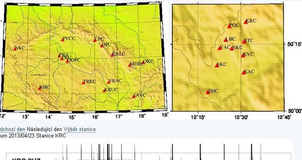 Západ Čech zasáhlo zemětřesení.