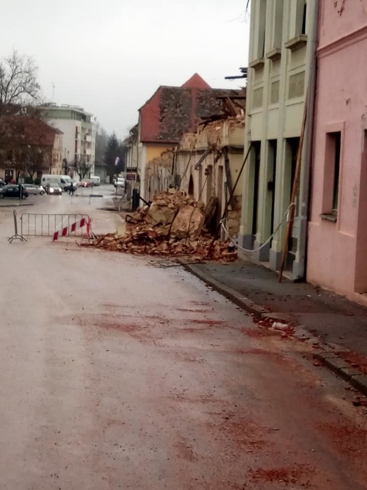 Zemětřesení v Petrinji, 29. 12. 2020.