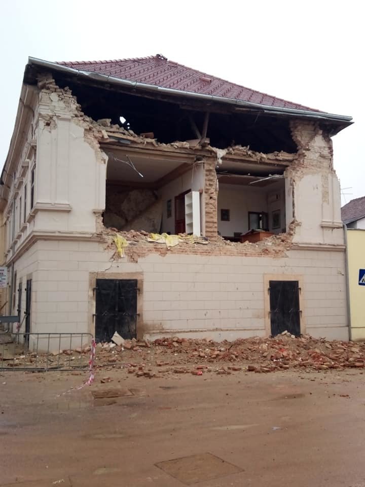 Zemětřesení v Petrinji, 29. 12. 2020.