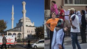 Zemětřesení v Istanbulu vzbudilo paniku, otřesy způsobily kolaps minaretů.