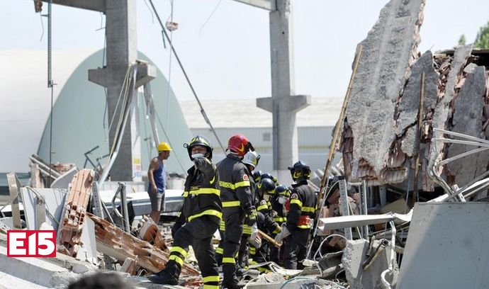IMMAGINE: Il Nord Italia è colpito da un altro terremoto dopo dieci giorni