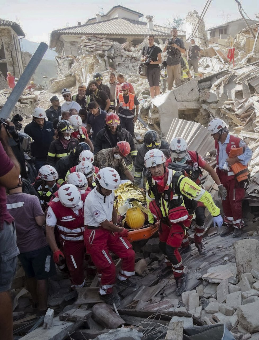 Střední Itálii zasáhlo silné zemětřesení.