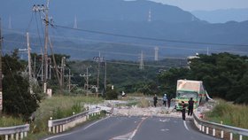 Následky silného zemětřesní v Japonsku, 28.7.2026