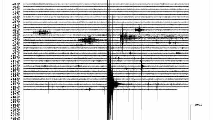 Takto seismografy zaznamenaly zemětřesení u 