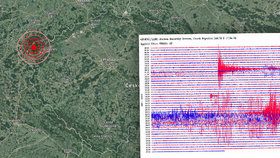 Zemětřesení otřáslo Českem