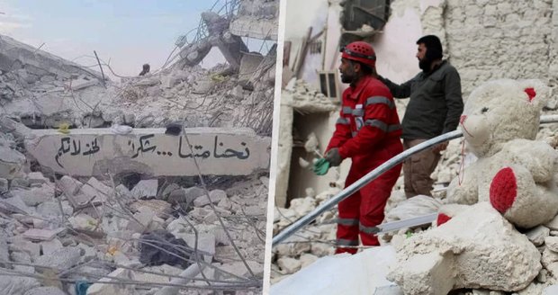 Syřani po zemětřesení spílají světu za nedostatečnou pomoc: Jsme mrtví, děkujeme, že jste nás zklamali!