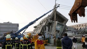 Silné zemětřesení na Tchaj-wanu