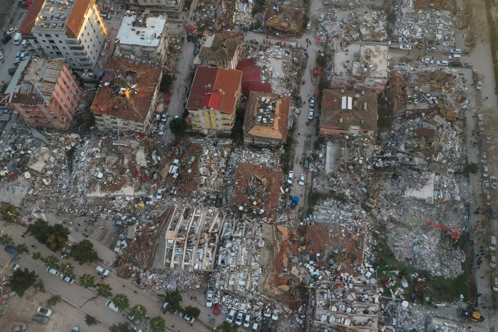 Zkáza provincie Hatay v Turecku. (7.2.2023)