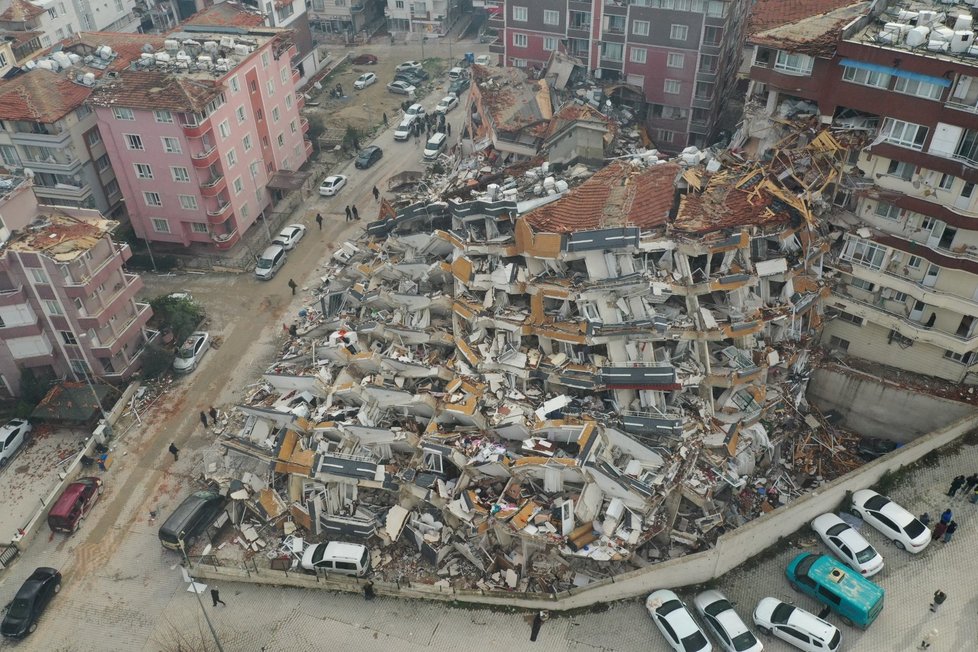 Zkáza provincie Hatay v Turecku. (7.2.2023)