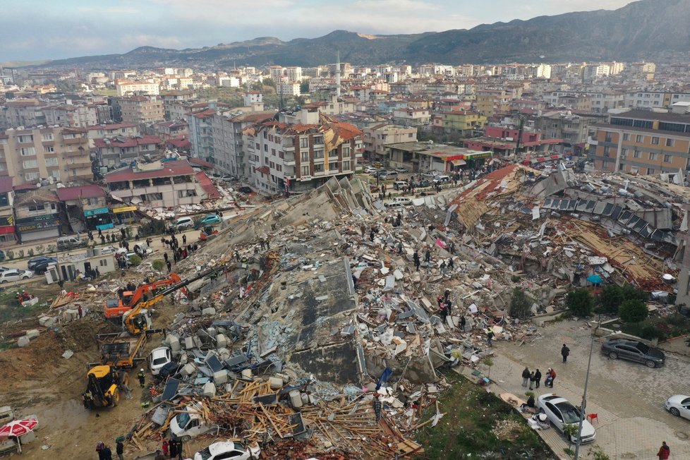 Zkáza provincie Hatay v Turecku. (7.2.2023)