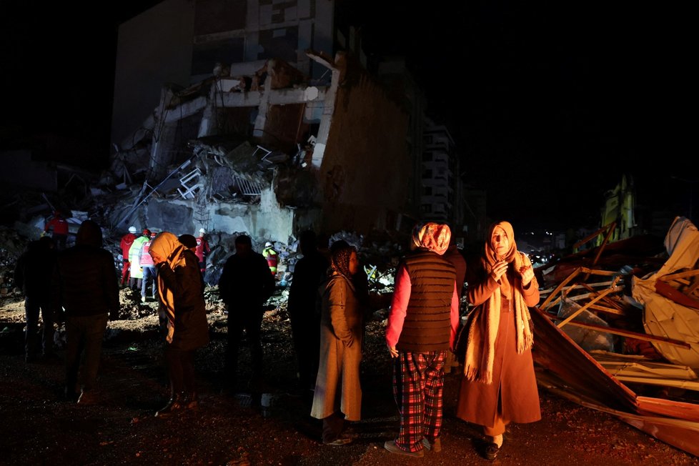 Následky zemětřesení v tureckém Iskenderunu (6. 2. 2023)