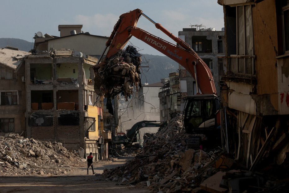 Záběry z Turecka po zásahu zemětřesením, (20.02.2023)