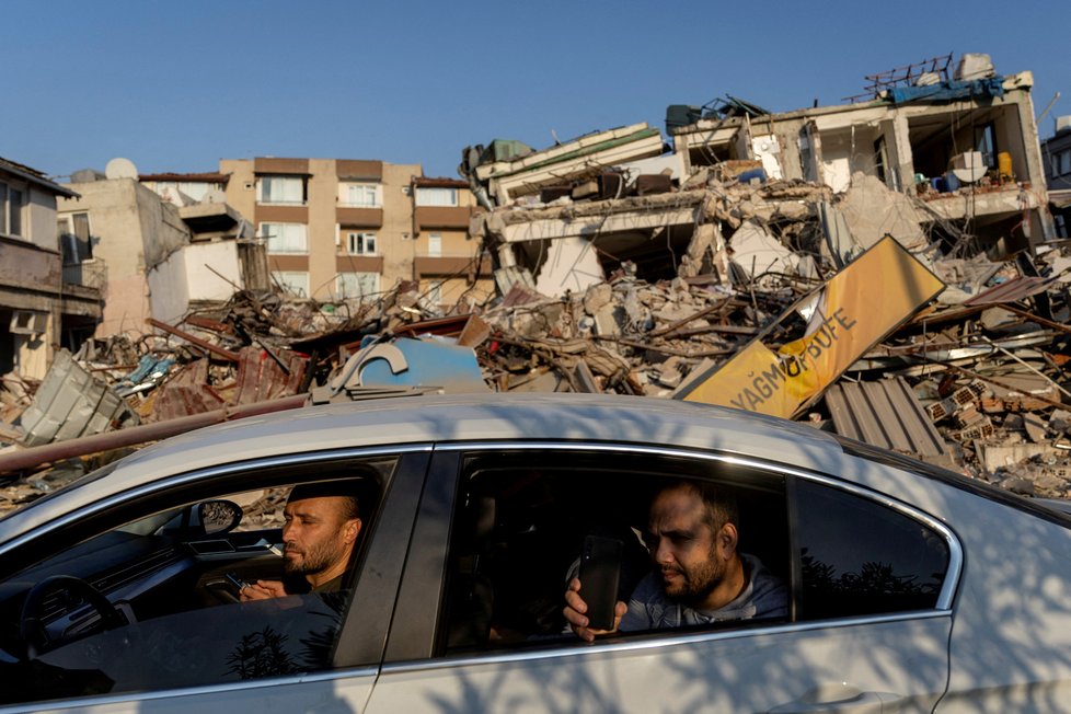 Záběry z Turecka po zásahu zemětřesením, (20.02.2023).