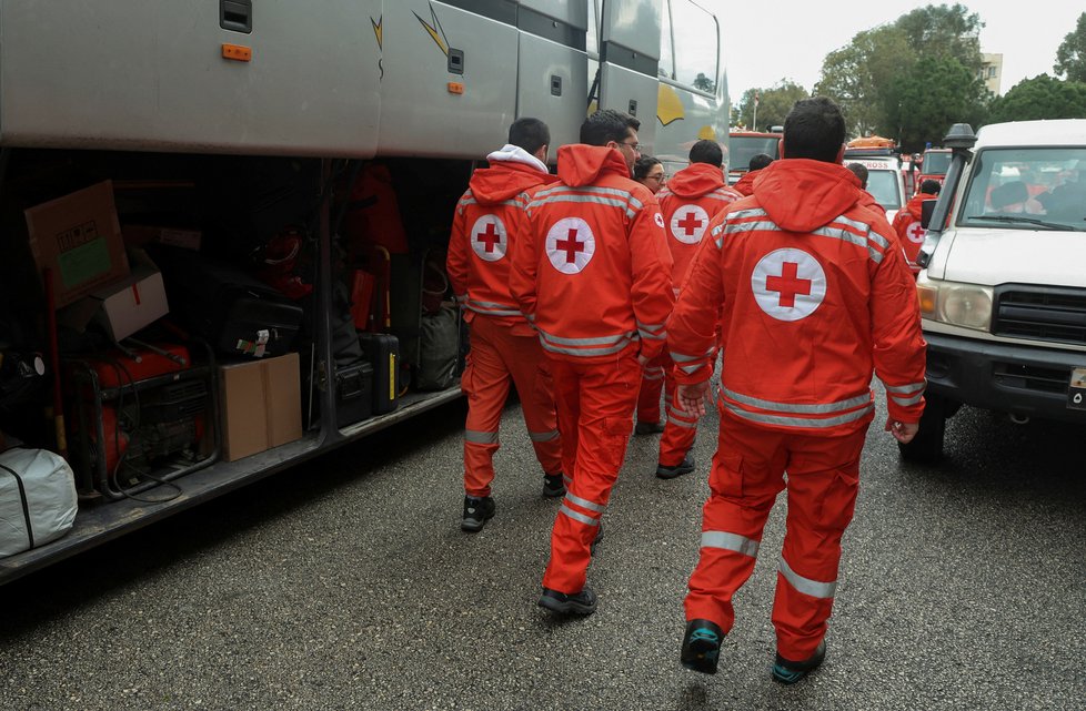 Červený kříž z Libanonu pojede do Sýrie na záchrannou akci