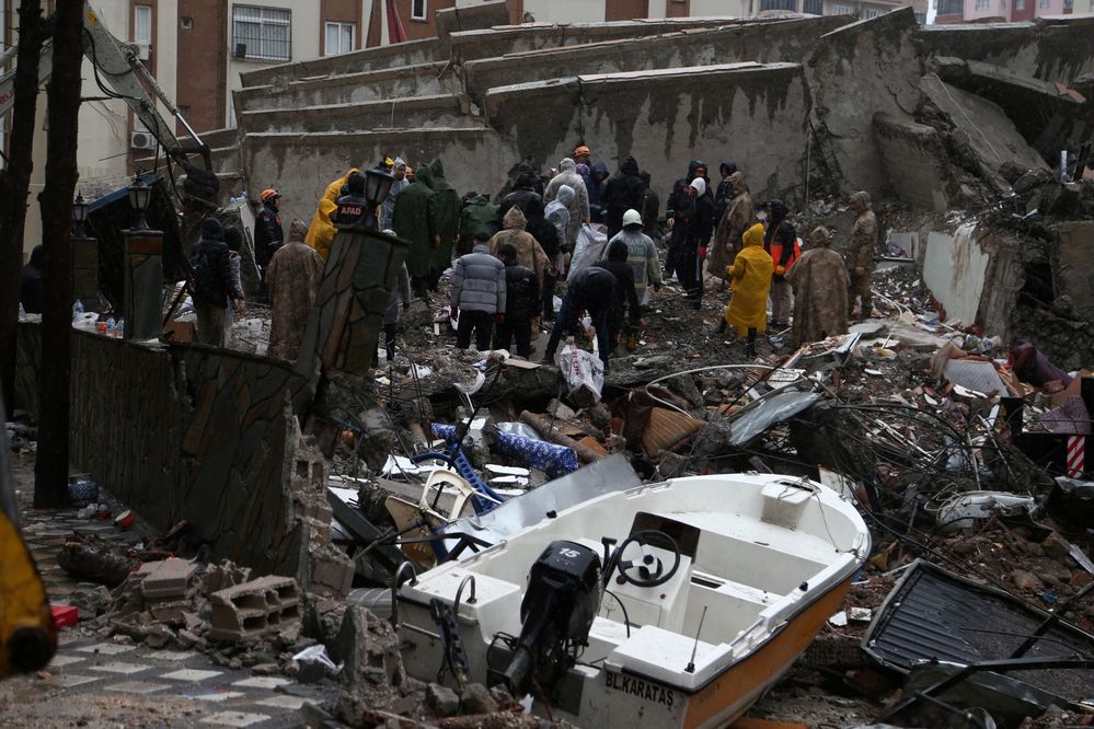 Ničivé zemětřesení v Turecku. (6.2.2023)