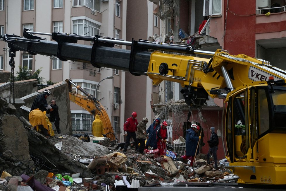 Ničivé zemětřesení v Turecku (6.2.2023)