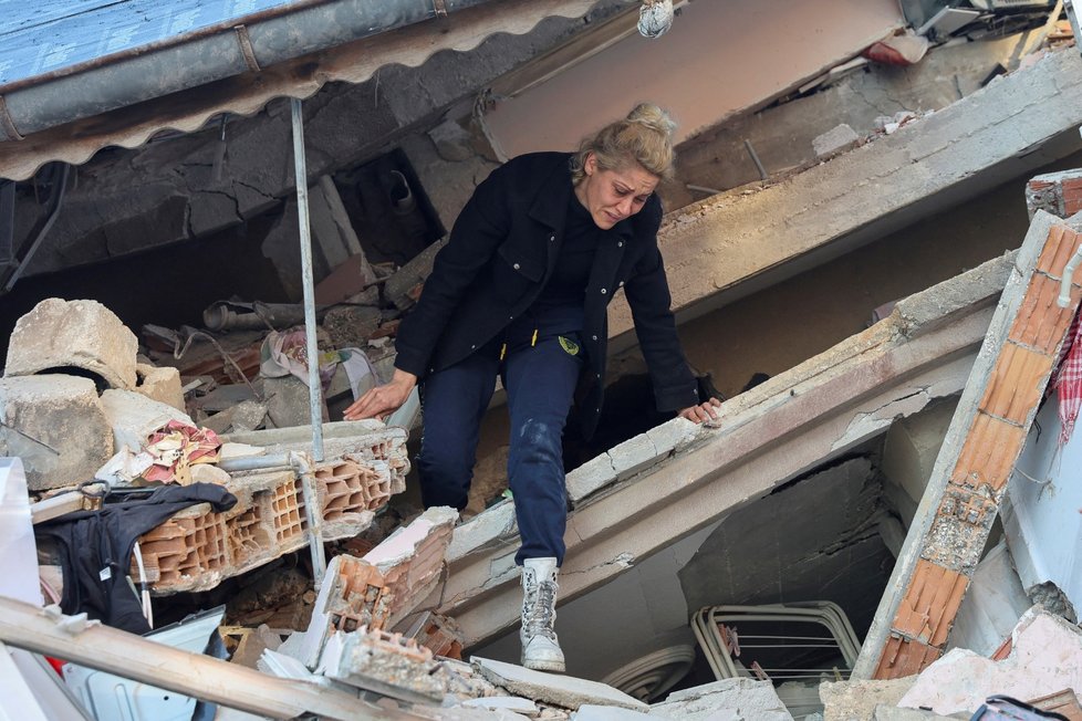 Následky ničivého zemětřesení v Turecku. (8.2.2023)