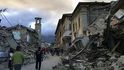 Zemětřesení v Itálii (archivní snímek)