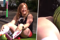 Nevšední rekord: Skotská sportovkyně rozdrtila svými stehny tři melouny!