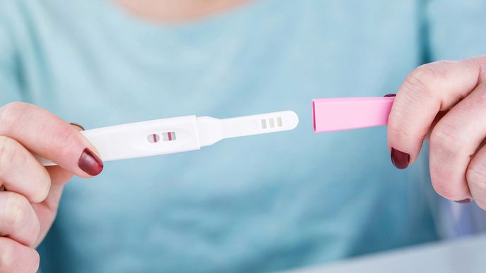 Těhotenský test, ilustrační snímek