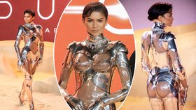 Londýnská premiéra očekávaného filmu: Zendaya jako sexy robot!